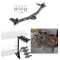 Trailer Hitch w/ 4 Bike Rack For 18-23 Chevy Traverse 24-25 Limited 18-24 Buick Enclave Approved for Recreational & Offroad Use Carrier for Adult Woman or Child Bicycles Foldable