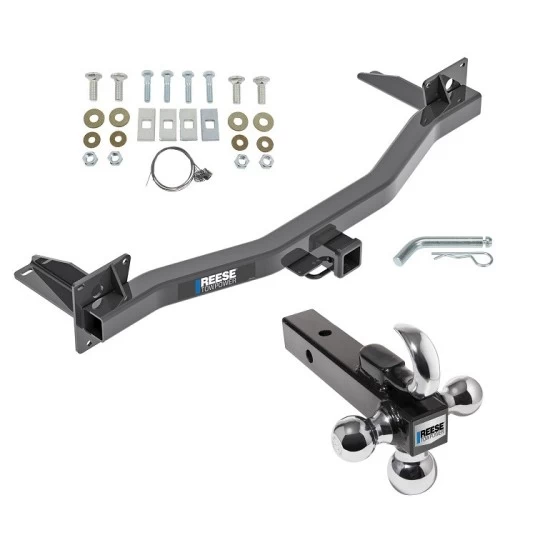 Reese Trailer Tow Hitch Receiver For 18-24 Buick Enclave Chevy Traverse w/Tri-Ball Triple Ball 1-7/8" 2" 2-5/16"