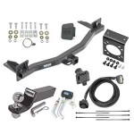 Reese Deluxe Package For 18-23 Chevrolet Traverse 2024 Limited 18-24 Buick Enclave All Models w/ 7-Way RV Wiring Harness Kit 2" Ball and Mount Bracket 2" Receiver Class 3