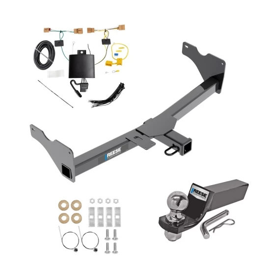 Custom Fit Trailer Hitch Wiring Harness (Plug & Play) 2" Drop Ball-Mount w/ Pin/Clip 2" Chrome Ball Installation Hardware Installation Instructions 84192 118811 21536 Reese Tow Package 18-23 Volkswagen Tiguan Trailer Hitch Wiring 2" Dro Tow Package For 18-23 Volkswagen Tiguan Trailer Hitch w/ Wiring 2" Drop Mount 2" Ball 2" Receiver Reese