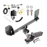 Tow Package For 16-25 Volvo XC90 Recharge Trailer Hitch w/ Wiring 2" Drop Mount 2" Ball 2" Receiver Reese