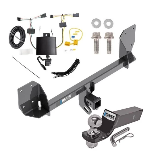 Custom Fit Trailer Hitch Wiring Harness (Plug & Play) 2" Drop Ball-Mount w/ Pin/Clip 2" Chrome Ball Installation Hardware Installation Instructions 84194 118773 21536 Reese Towpower Tow Package 18-23 Volvo XC60 Trailer Hitch Wiring 2" D Tow Package For 18-24 Volvo XC60 Trailer Hitch w/ Wiring 2" Drop Mount 2" Ball 2" Receiver Reese