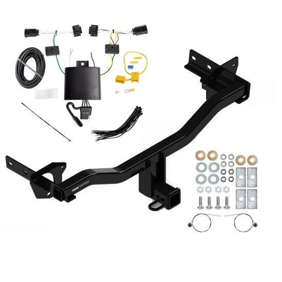 Trailer Hitch w/ Wiring For 18-25 Alfa Romeo Stelvio Exc Quadrifoglio Class 3 2" Tow Receiver Reese Tekonsha
