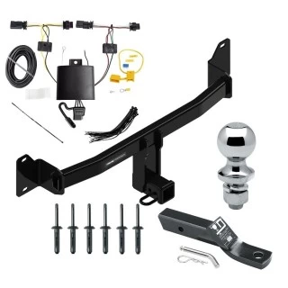 Reese Trailer Tow Hitch For 18-23 BMW X2 All Models 2" Receiver Complete Package w/ Wiring and 1-7/8" Ball
