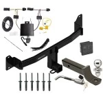 Reese Trailer Tow Hitch For 18-23 BMW X2 All Models Deluxe Package Wiring 2" Ball Mount and Lock