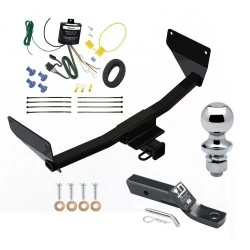 Reese Trailer Tow Hitch For 22-25 Lexus NX250 NX350 NX350h NX450h+ 2" Receiver Complete Package w/ Wiring and 1-7/8" Ball