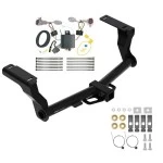 Trailer Hitch w/ Wiring For 18-23 Subaru Impreza 5 Dr. Wagon single exhaust Class 3 2" Tow Receiver Reese Tekonsha