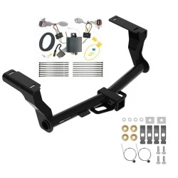 Trailer Hitch w/ Wiring For 18-23 Subaru Impreza 5 Dr. Wagon single exhaust Class 3 2" Tow Receiver Reese Tekonsha