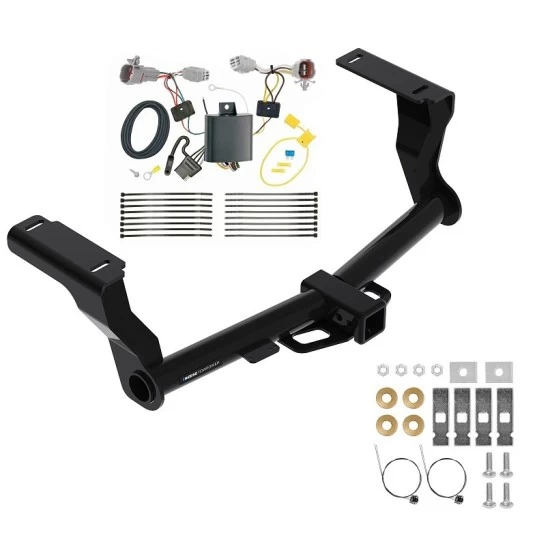 Trailer Hitch w/ Wiring For 18-23 Subaru Impreza 5 Dr. Wagon single exhaust Class 3 2" Tow Receiver Reese Tekonsha