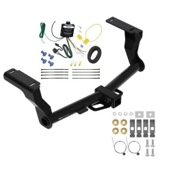 Trailer Hitch w/ Wiring For 16-26 Subaru Crosstrek Hybrid Class 3 2" Tow Receiver Reese Tekonsha