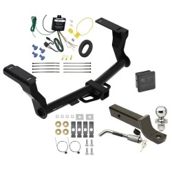 Reese Trailer Tow Hitch For 16-26 Subaru Crosstrek Hybrid Deluxe Package Wiring 2" Ball Mount and Lock