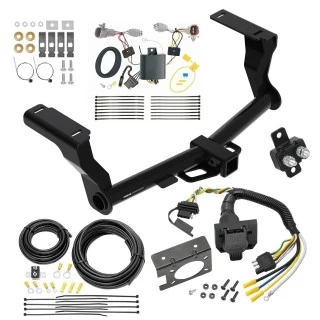 Trailer Hitch w/ 7-Way RV Wiring For 18-23 Subaru Impreza 5 Dr. Wagon single exhaust Class 3 2" Receiver Reese