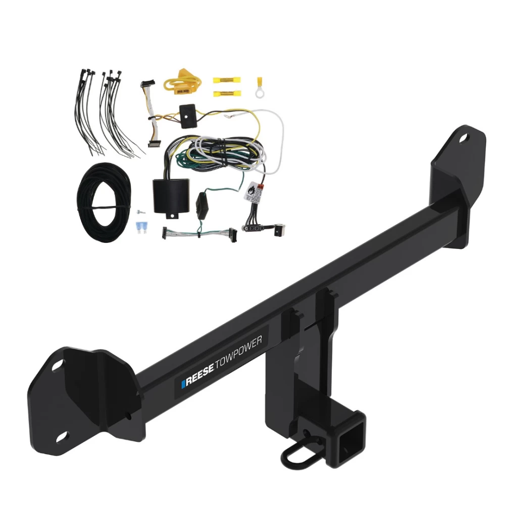 Reese Trailer Hitch w/ Wiring For 21-24 BMW X4 Class 3 2" Tow Receiver Reese Tekonsha Reese Trailer Hitch w/ Wiring For 21-24 BMW X4 Class 3 2" Tow Receiver Reese Tekonsha