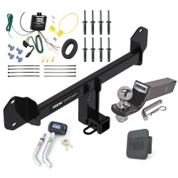 Reese Trailer Tow Hitch For 11-17 BMW X3 All Models Deluxe Package Wiring 2" Ball and Lock