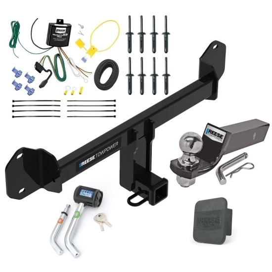 Reese Trailer Tow Hitch For 11-17 BMW X3 All Models Deluxe Package Wiring 2" Ball and Lock