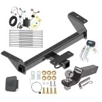 Reese Trailer Tow Hitch For 16-23 Toyota Tacoma All Models Deluxe Package Wiring 2" Ball and Lock