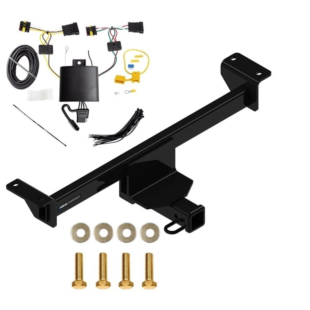 Reese Trailer Tow Hitch For 19-25 Infiniti QX50 All Models w/ Plug & Play Wiring Kit Class 3 2" Receiver