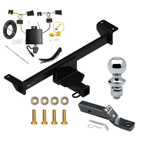 Custom Fit Trailer Hitch Wiring Harness (Plug & Play) 2" Drop Ball-Mount w/ Pin/Clip 1-7/8" Chrome Ball Installation Hardware Installation Instructions 84240 118796 23 63816 Reese Towpower Trailer Tow Hitch 19-22 Infiniti QX50 2" Receiv Reese Trailer Tow Hitch For 19-24 Infiniti QX50 2" Receiver Complete Package w/ Wiring and 1-7/8" Ball