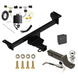 Reese Trailer Tow Hitch For 19-25 Infiniti QX50 All Models Deluxe Package Wiring 2" Ball Mount and Lock