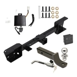 Reese Trailer Tow Hitch For 19-27 Subaru Ascent All Models Deluxe Package Wiring 2" Ball Mount and Lock