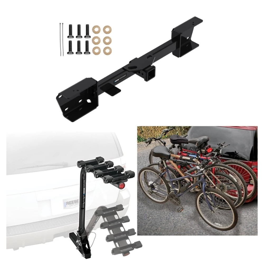 Custom Fit Trailer Hitch 4 Bike Carrier Installation Hardware Installation Instructions 84253 63124 Reese Towpower Trailer Hitch 4 Bike Rack 19-22 Subaru Ascent All Styles Approved Recreational Offroad Use Carrier Adult Woman or Child Bicycles Foldable 1 Trailer Hitch w/ 4 Bike Rack For 19-24 Subaru Ascent All Styles Approved for Recreational & Offroad Use Carrier for Adult Woman or Child Bicycles Foldable