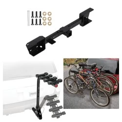 Trailer Hitch w/ 4 Bike Rack For 19-27 Subaru Ascent Approved for Recreational & Offroad Use Carrier for Adult Woman or Child Bicycles Foldable