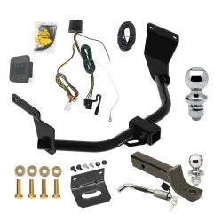 Ultimate Tow Package For 19-26 Acura RDX All Models Trailer Hitch w/ Wiring 2" Drop Mount Dual 2" and 1-7/8" Ball Lock Bracket Cover 2" Receiver Reese