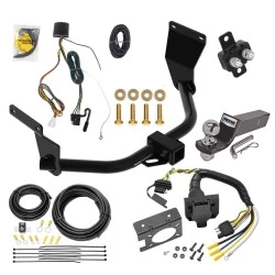 Trailer Hitch Tow Package w/ 7-Way RV Wiring For 19-26 Acura RDX All Models w/ 2" Drop Mount 2" Ball Class 3 2" Receiver Reese