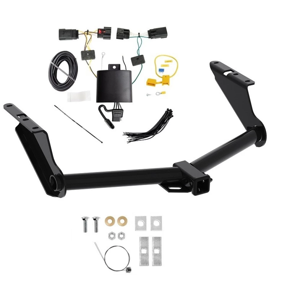 Trailer Hitch w/ Wiring For 20-27 Jeep Gladiator excluding Rubicon Class 4 2" Tow Receiver Reese Tekonsha