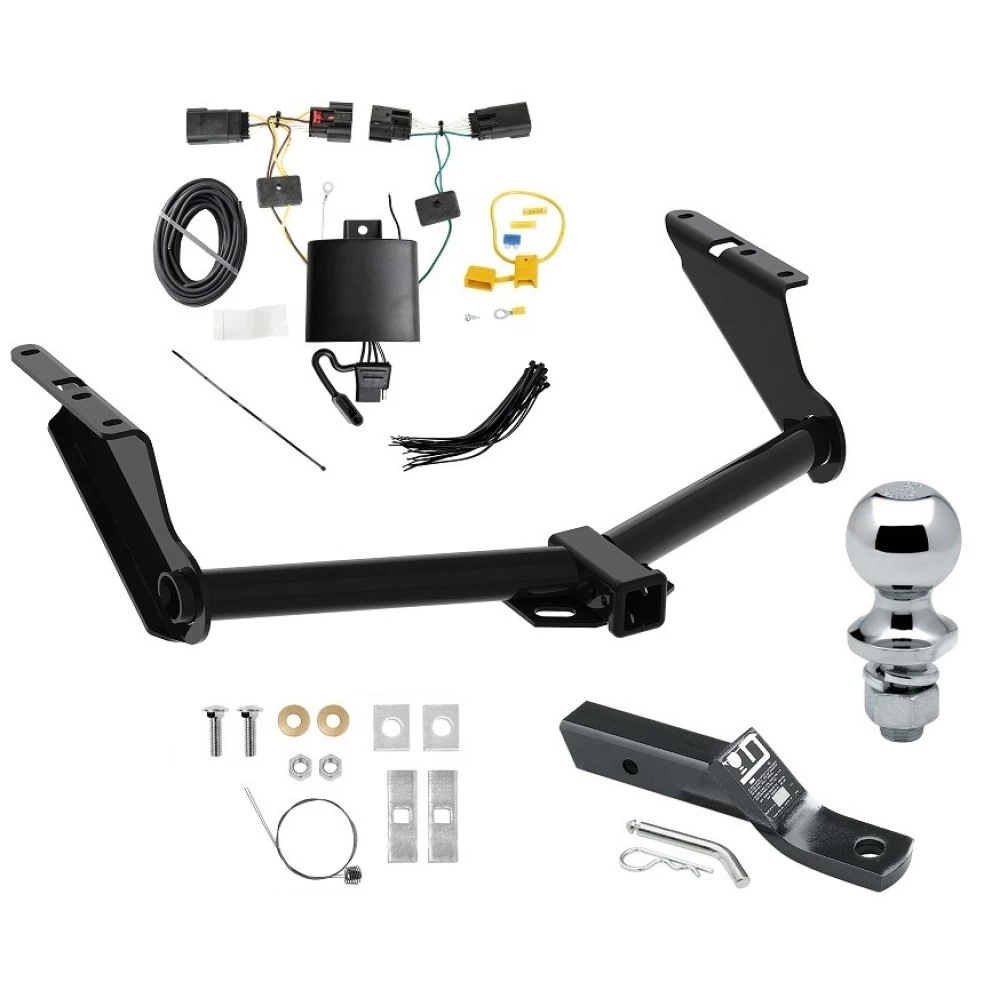 Reese Trailer Tow Hitch For 20-27 Jeep Gladiator excluding Rubicon 2" Receiver Complete Package w/ Wiring and 1-7/8" Ball