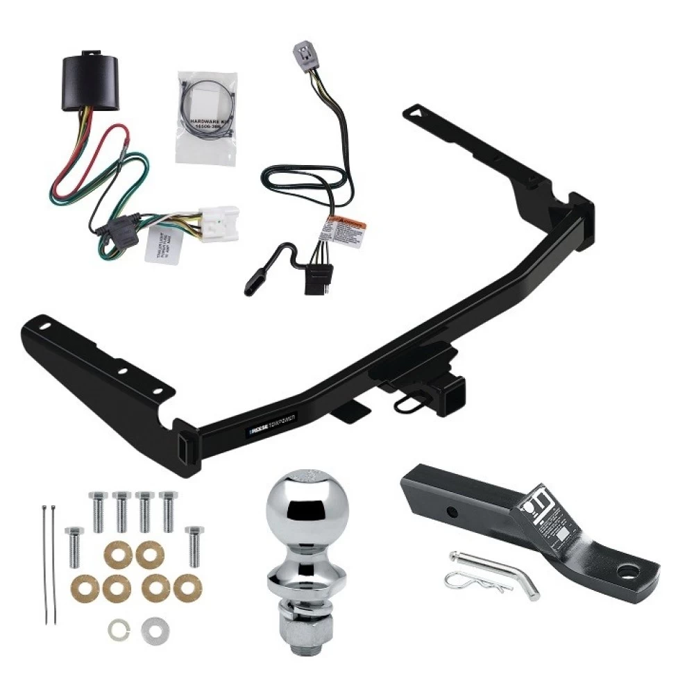 Reese Trailer Tow Hitch For 20-26 Toyota Highlander (Excluding XSE) 2" Receiver Complete Package w/ Wiring and 1-7/8" Ball