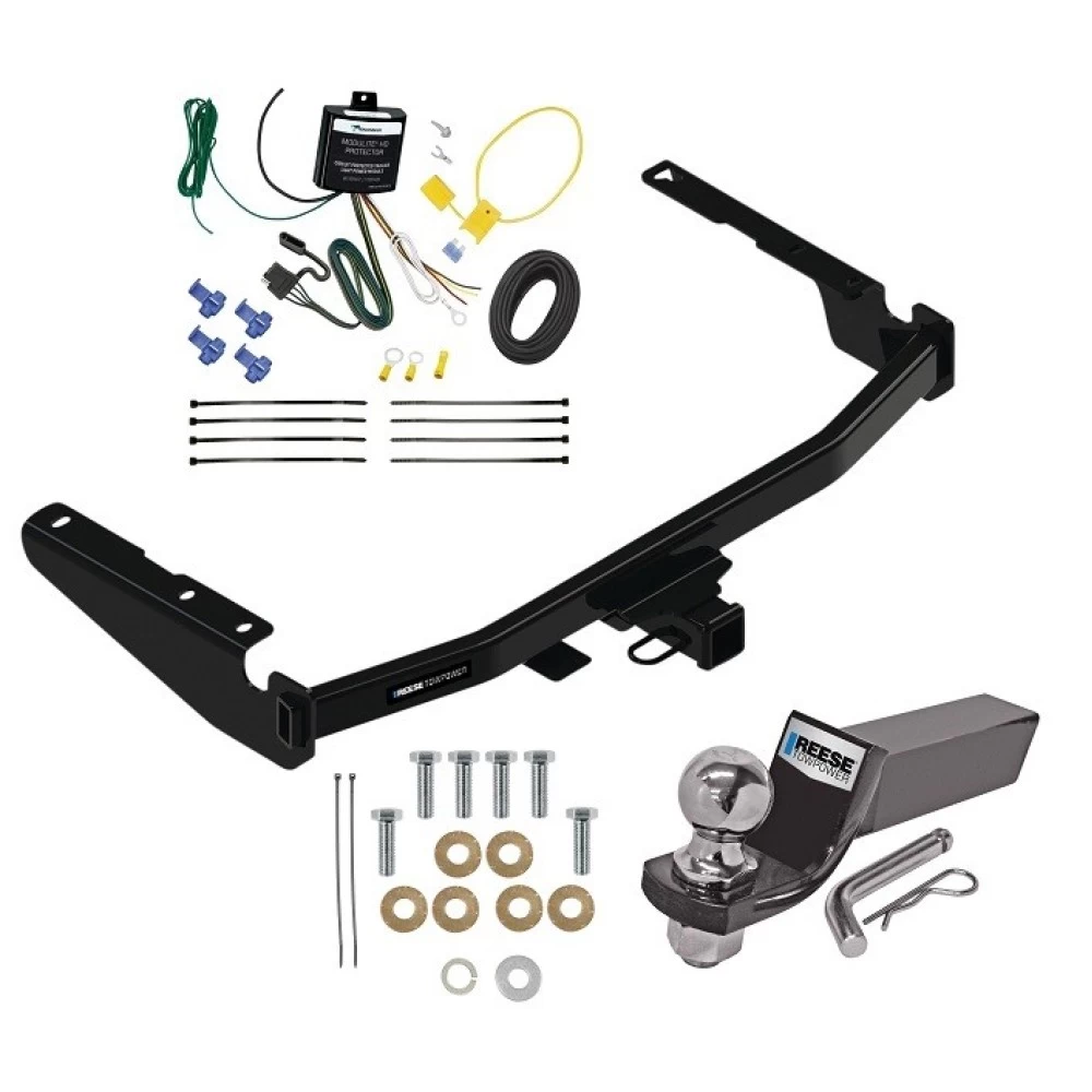 Reese Trailer Tow Hitch For 18-22 Lexus RX350L w/ Factory Tow PKG Complete Package w/ Wiring and 2" Ball