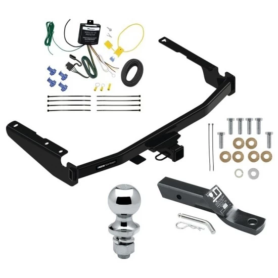 Reese Trailer Tow Hitch For 18-22 Lexus RX350L w/ Factory Tow PKG 2" Receiver Complete Package w/ Wiring and 1-7/8" Ball