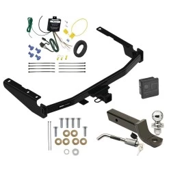 Reese Trailer Tow Hitch For 18-22 Lexus RX350L w/ Factory Tow PKG Deluxe Package Wiring 2" Ball Mount and Lock