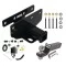 Tow Package For 18-27 Jeep Wrangler JL All Models Trailer Hitch w/ Wiring 2" Drop Mount 2" Ball 2" Receiver Reese
