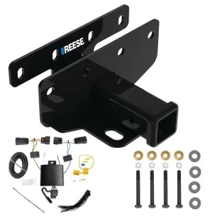 Trailer Hitch w/ Wiring For 18-27 Jeep Wrangler JL All Models Class 3 2" Tow Receiver Reese Tekonsha