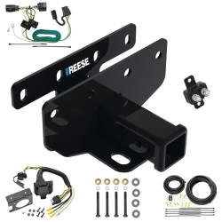Trailer Hitch w/ 7-Way RV Wiring For 07-18 Jeep Wrangler JK All Models Class 3 2" Receiver Reese