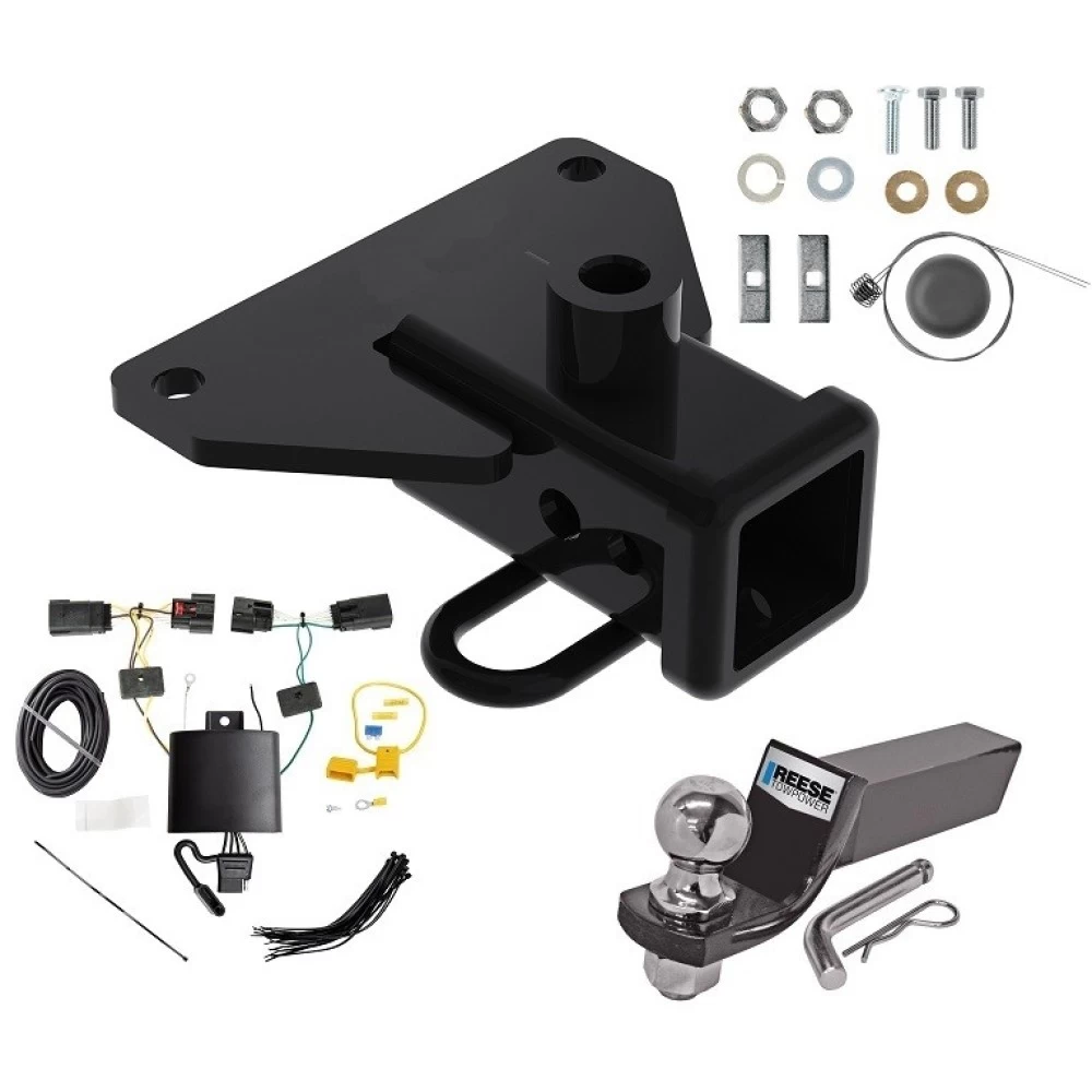 Reese Trailer Tow Hitch For 20-27 Jeep Gladiator All Models Complete Package w/ Wiring and 2" Ball
