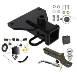 Reese Trailer Tow Hitch For For 20-27 Jeep Gladiator All Models Deluxe Package Wiring 2" Ball Mount and Lock