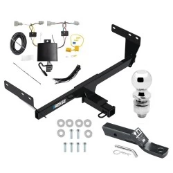 Reese Trailer Tow Hitch For 21-27 Nissan Rogue Complete Package w/ Wiring Harness Kit and 2" Ball