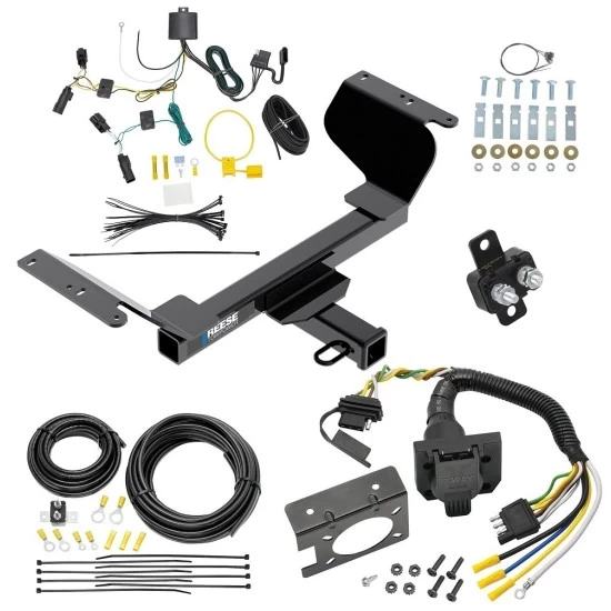 Trailer Hitch w/ 7-Way RV Wiring For 18-25 GMC Terrain Gasoline, w/o Factory Tow PKG Class 3 2" Receiver Reese