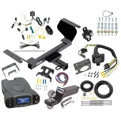 Trailer Hitch Tow Package Prodigy P3 Brake Control For 18-25 GMC Terrain Gasoline, w/o Factory Tow PKG w/ 7-Way RV Wiring 2" Drop Mount 2" Ball Class 3 2" Receiver Reese Tekonsha