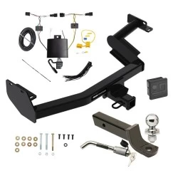 Reese Trailer Tow Hitch For 23-25 Hyundai Palisade All Models Deluxe Package Wiring 2" Ball Mount and Lock