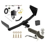 Reese Trailer Tow Hitch For 21-24 Toyota Venza All Models Deluxe Package Wiring 2" Ball Mount and Lock