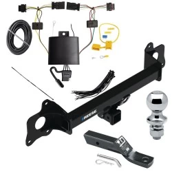 Reese Trailer Tow Hitch For 21-23 Tesla Y All Models Class 3 2" Receiver Complete Package w/ Wiring and 1-7/8" Ball