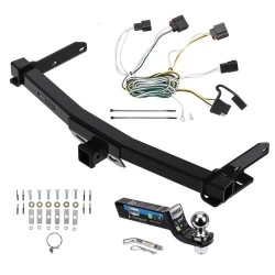 Tow Package For 11-13 Jeep Grand Cherokee Trailer Hitch w/ Wiring 2" Drop Mount 2" Ball 2" Receiver Reese