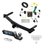 Class 4 7.5K Tow Package For 11-13 Dodge Durango All Models Trailer Hitch w/ Wiring 2" Drop Mount 2" Ball 2" Receiver Reese
