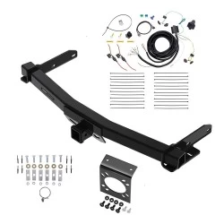 Class 4 7.5K Trailer Hitch w/ 7-Way RV Wiring For 14-26 Dodge Durango All Models Class 4 2" Receiver Reese