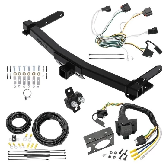 Trailer Hitch w/ 7-Way RV Wiring For 11-13 Jeep Grand Cherokee Exc SRT-8 Class 4 2" Receiver Reese