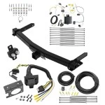 Trailer Hitch w/ 7-Way RV Wiring For 14-21 Jeep Grand Cherokee 2022 WK Old Body Style Class 4 2" Receiver Reese